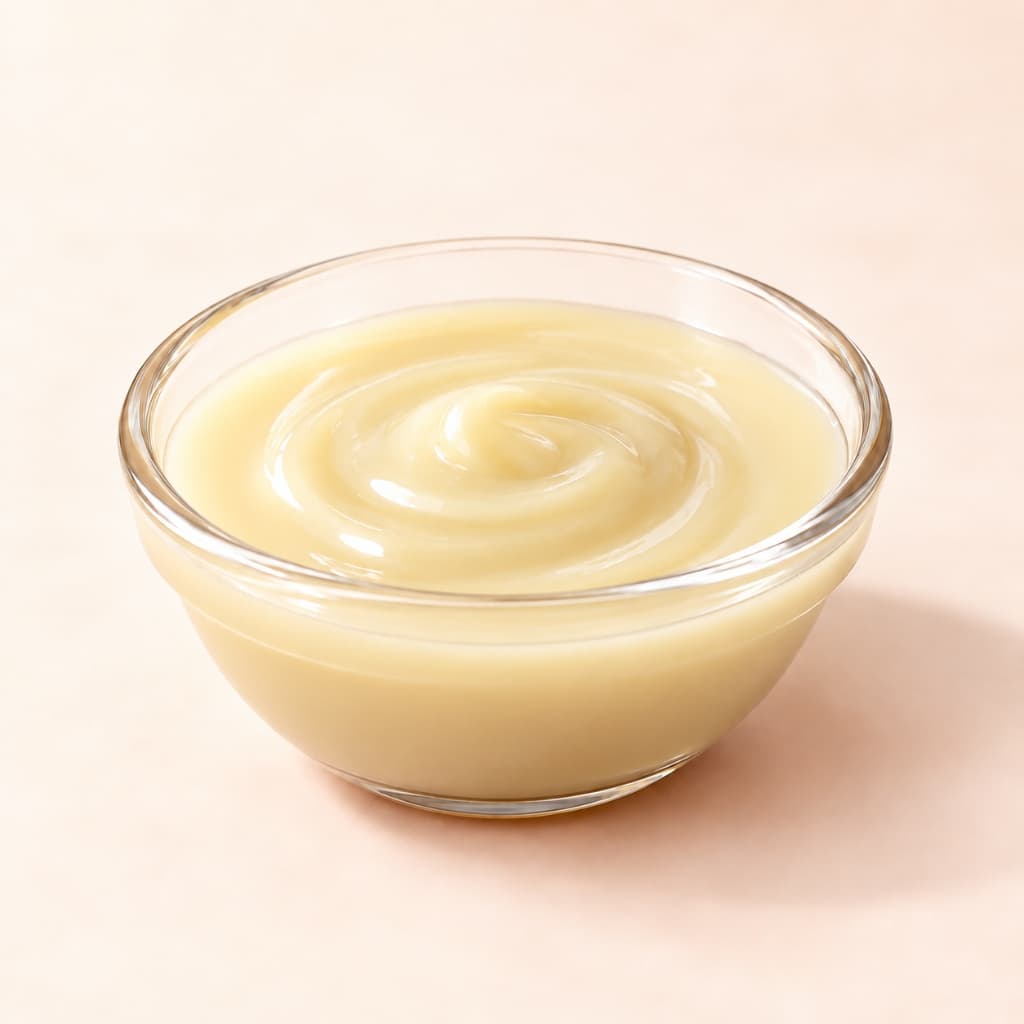 Bol de lait concentré sucré onctueux
