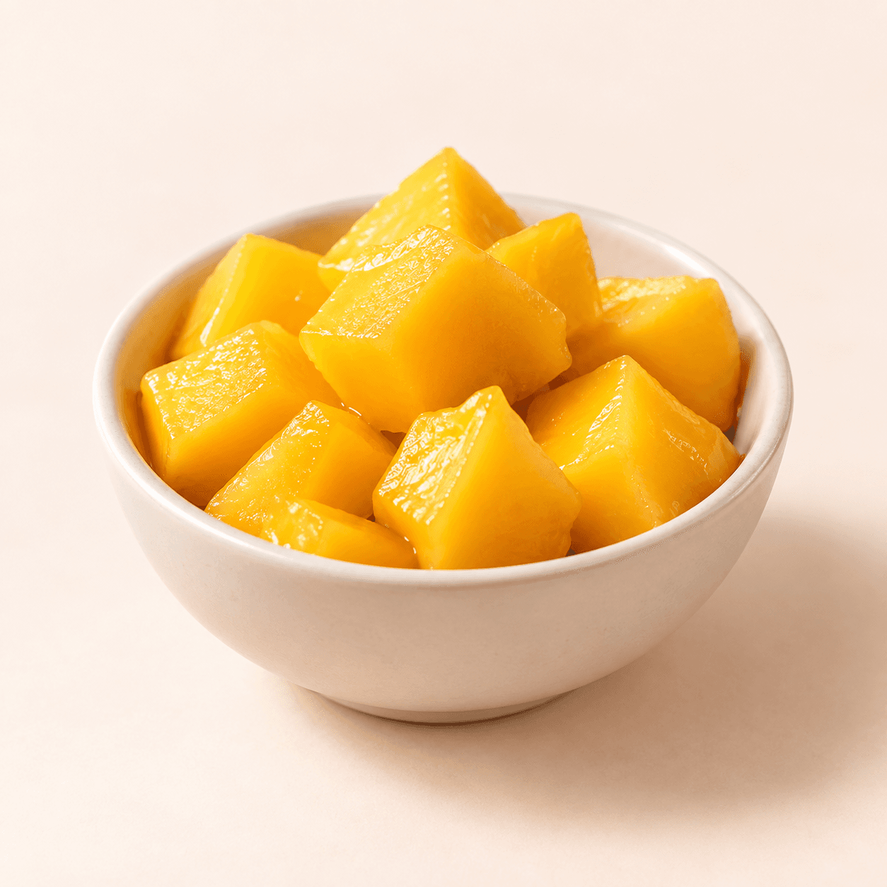Cubes de mangue fraîche