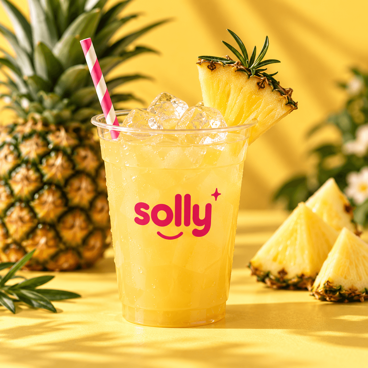 Jus d’ananas doux et frais pressé Solly