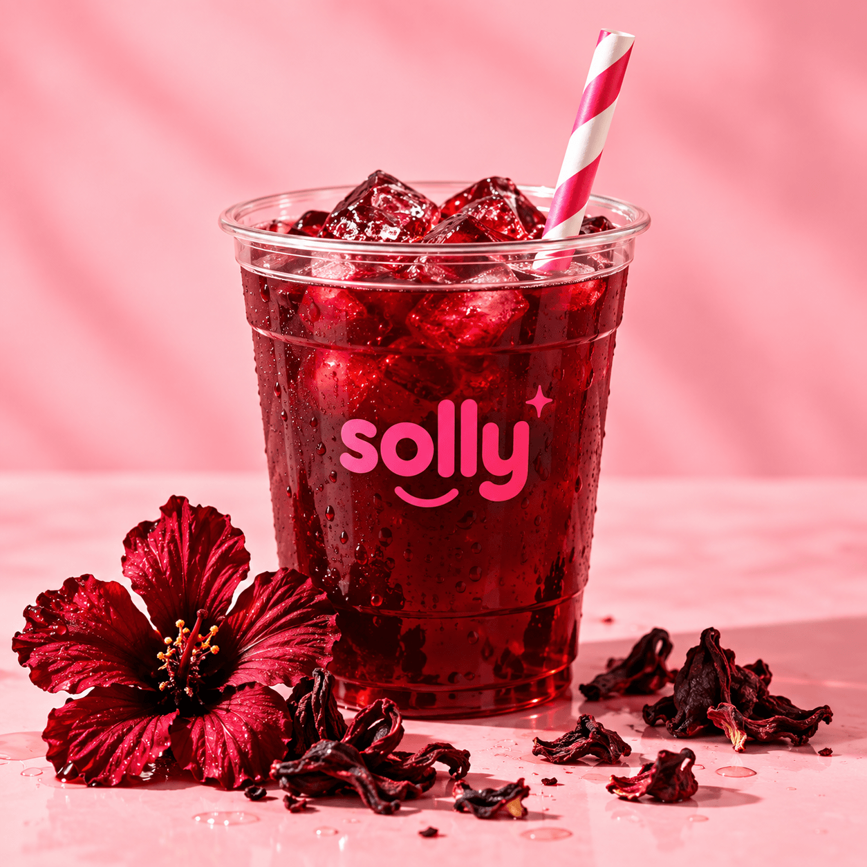 Bissap glacé à l’hibiscus rouge Solly