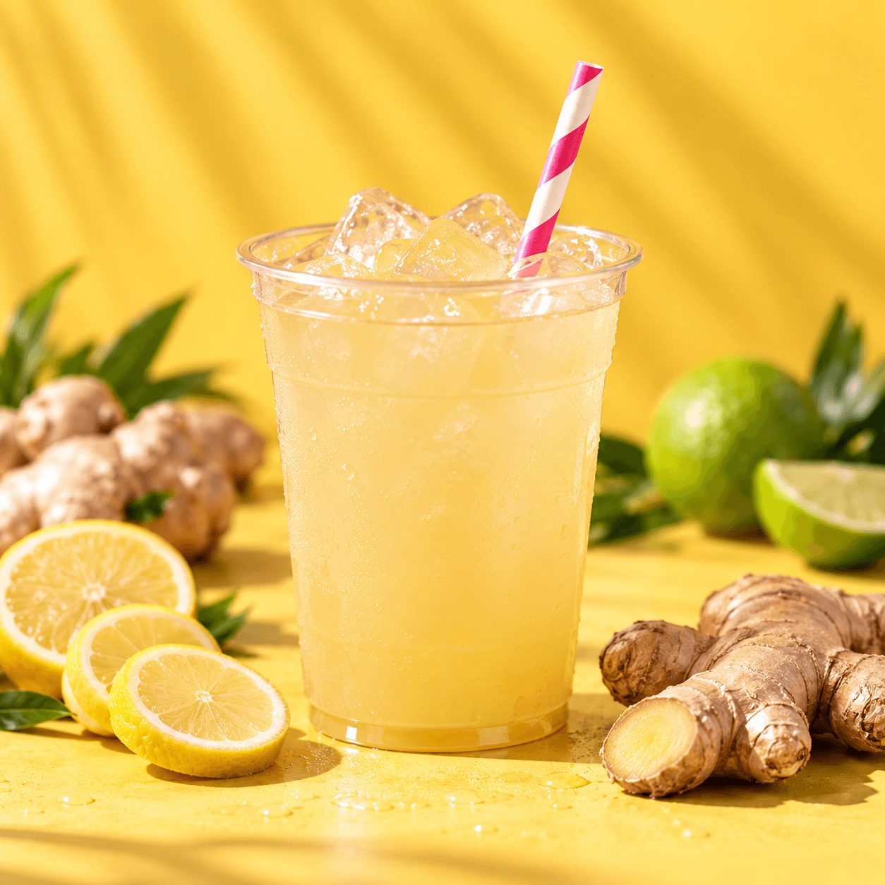 Boisson glacée au gingembre et agrumes Solly