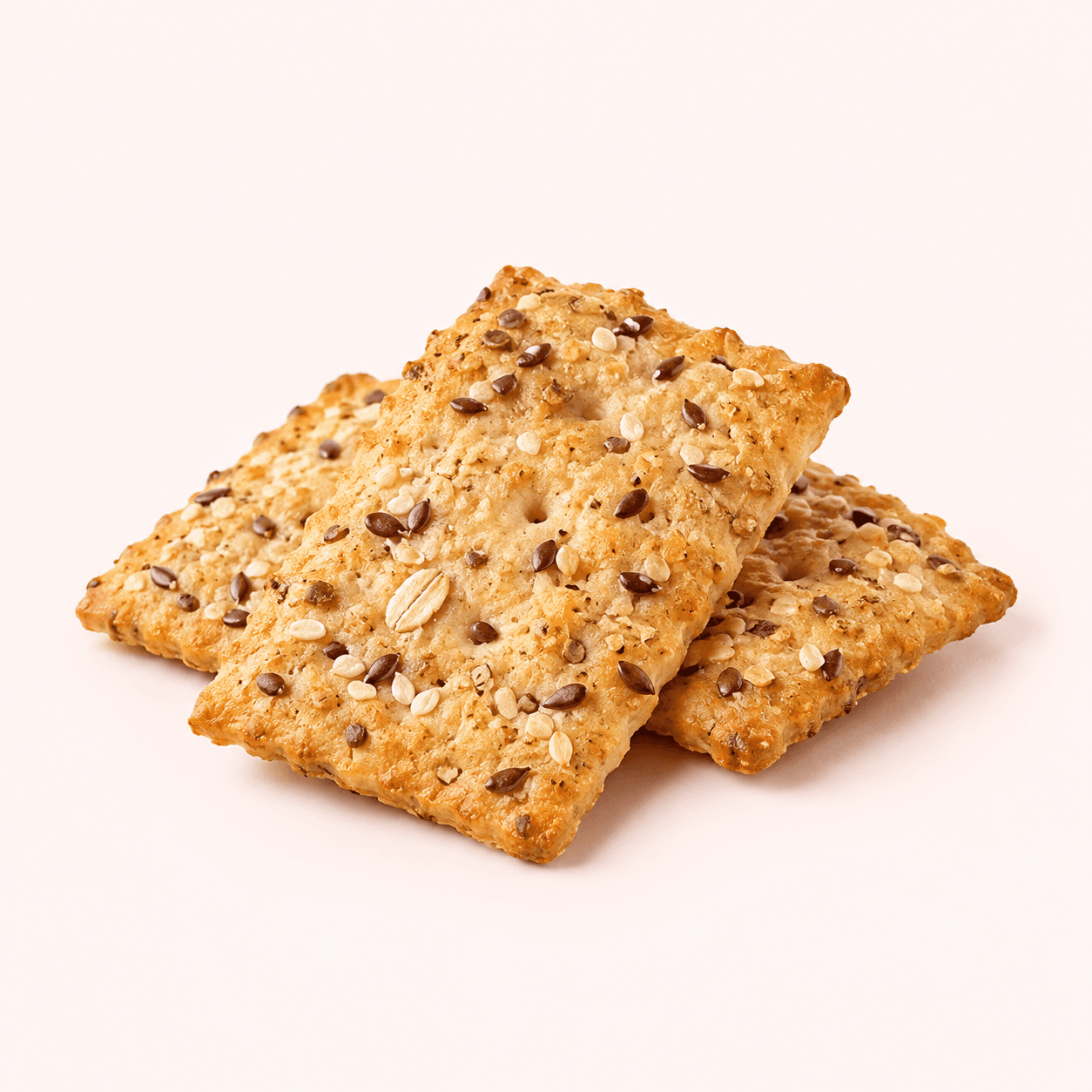 Crackers dorés aux graines