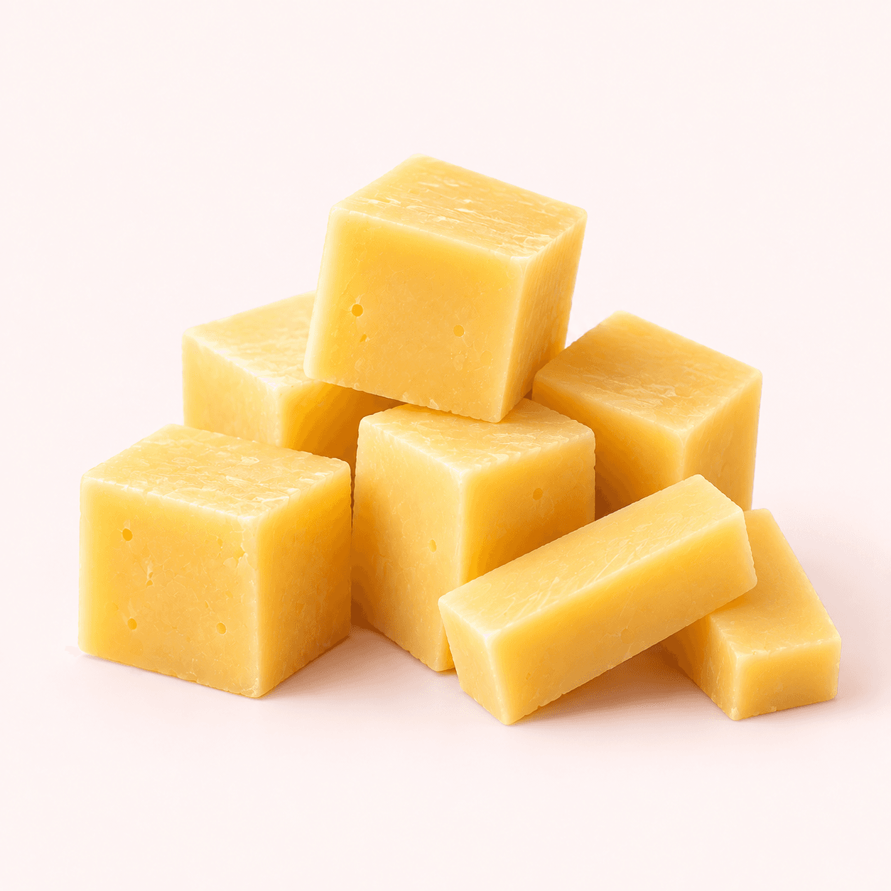Cubes de fromage doux