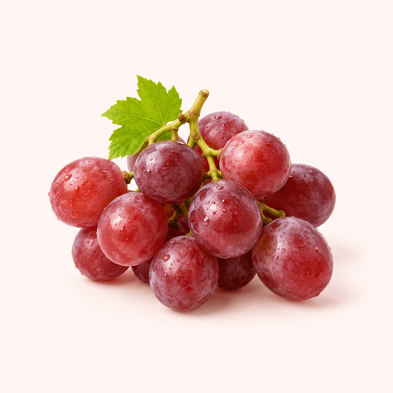 Grappe de raisins rouges frais